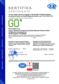 GO TS ISO 45001:2018 İş Sağlığı ve Güvenliği Yönetim Sistemi