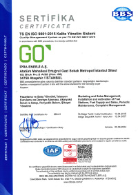 GO ISO 9001 Sertifikası